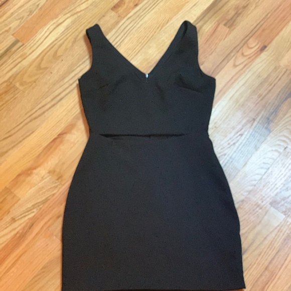 Karlie Black Cut Out Dress - Picture 2 of 8